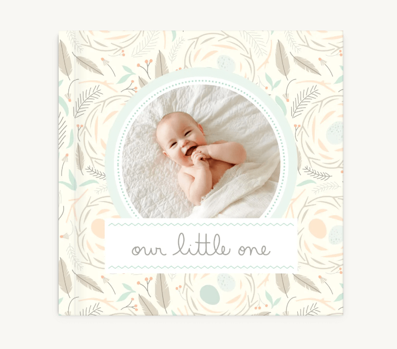 softcover photo book new baby memory keepsakes